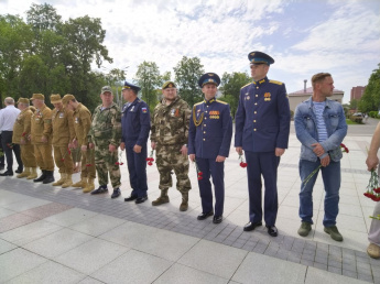 Церемония возложения цветов, приуроченная к 83 годовщине начала Великой Отечественной войны